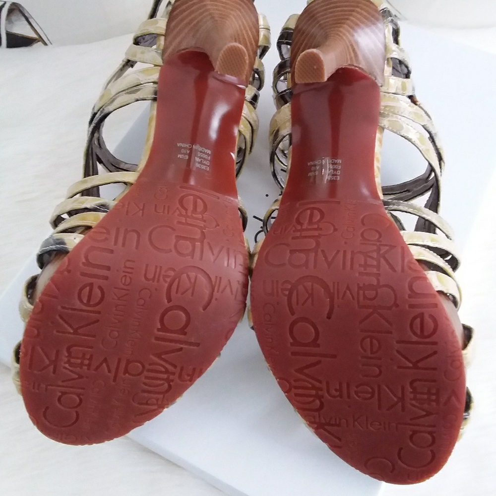 Calvin Klein 'Dylan' Caged Sandals - Picture 7 of 8